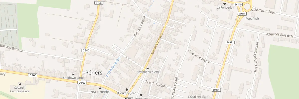 Plan du 20 Rue de Carentan à Périers
