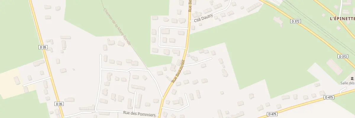 Plan du 9 Rue Beausoleil Folligny à Folligny