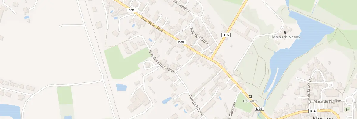 Plan du 6 Rue des primevères à Nesmy