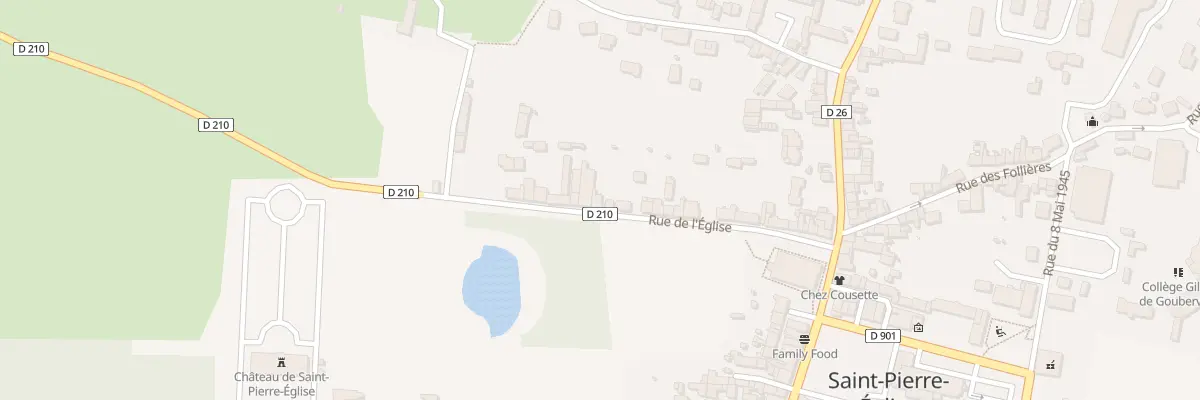 Plan du 40 Rue de l’Eglise à Saint-Pierre-Église