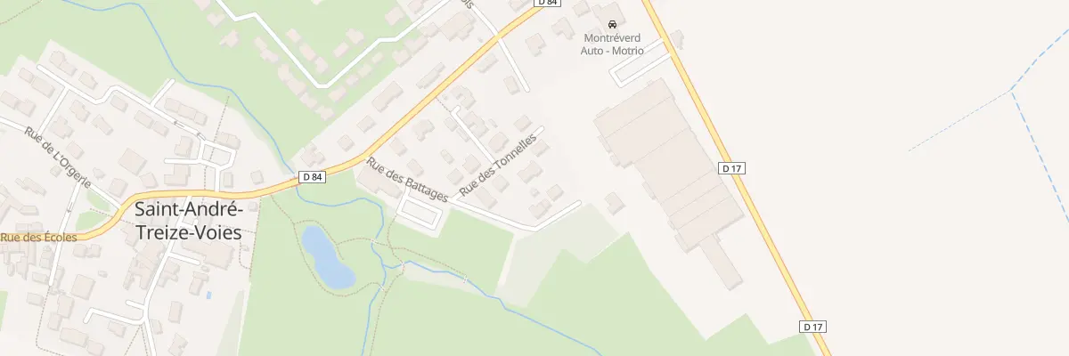 Plan du 356 Rue des tonnelles à Montréverd