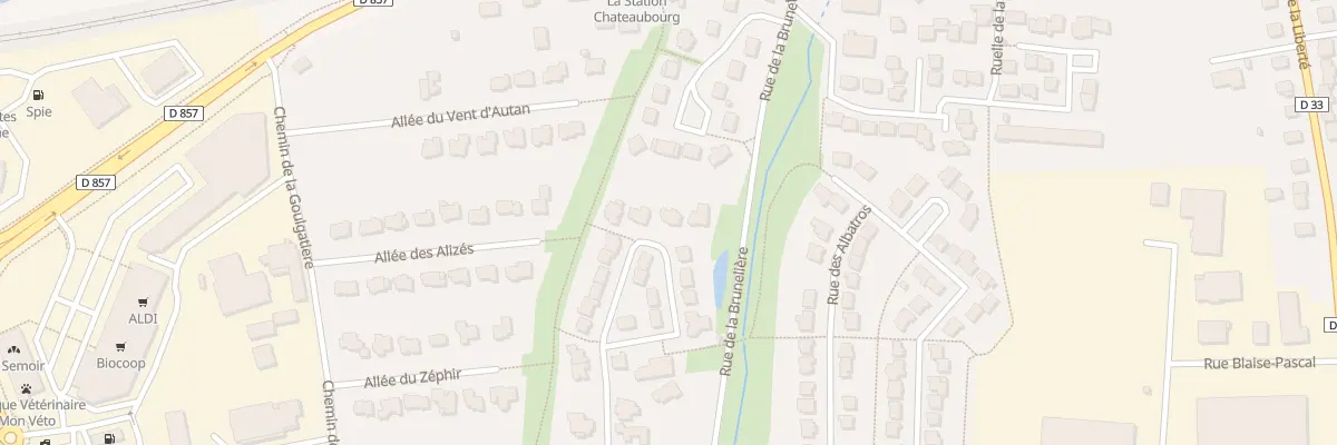 Plan du 25 Rue des Sternes à Châteaubourg