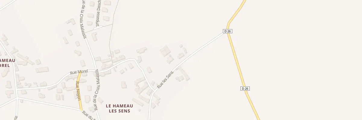 Plan du 4 Le Hameau Les Sens à Vicq-sur-Mer