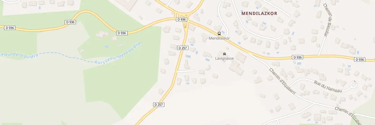Plan du 97 Rte de Villefranque à Mouguerre