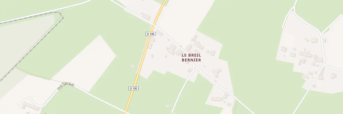 Plan du 8 Le Haut Breil Bernier à Saint-Aubin-du-Cormier