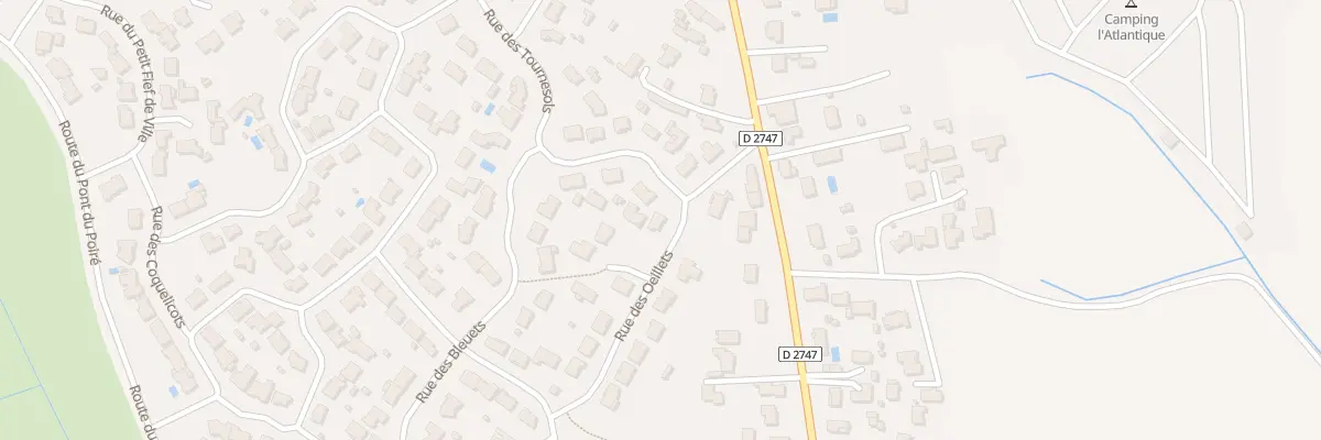 Plan du 2 Rue des oeillets à Angles