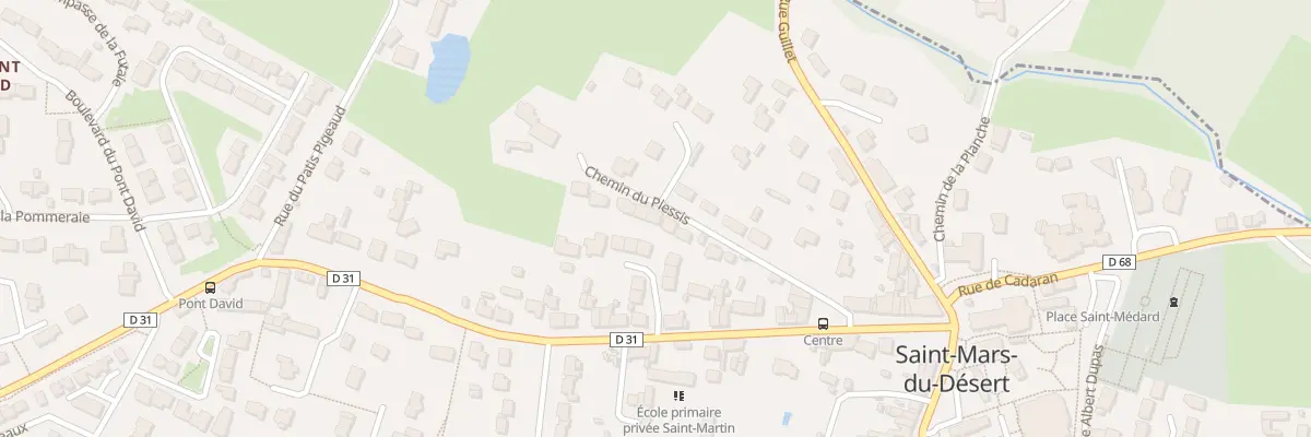 Plan du 8 Che du Plessis à Saint-Mars-du-Désert