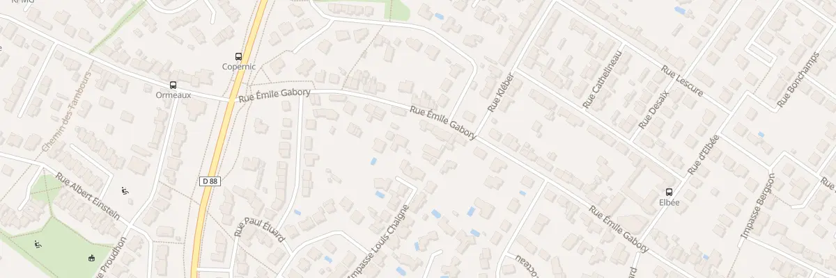 Plan du 46 Rue Emile Gabory à La Roche-sur-Yon