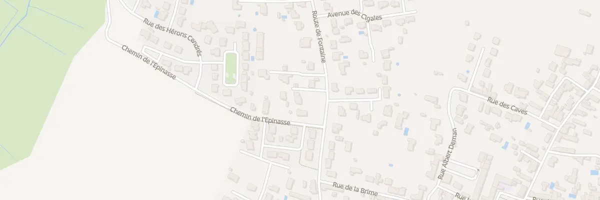 Plan du 3 Rte de Fontaine à Angles