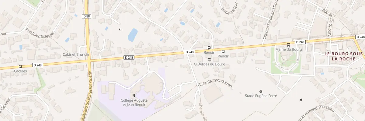 Plan du 52 Rue du général guérin à La Roche-sur-Yon