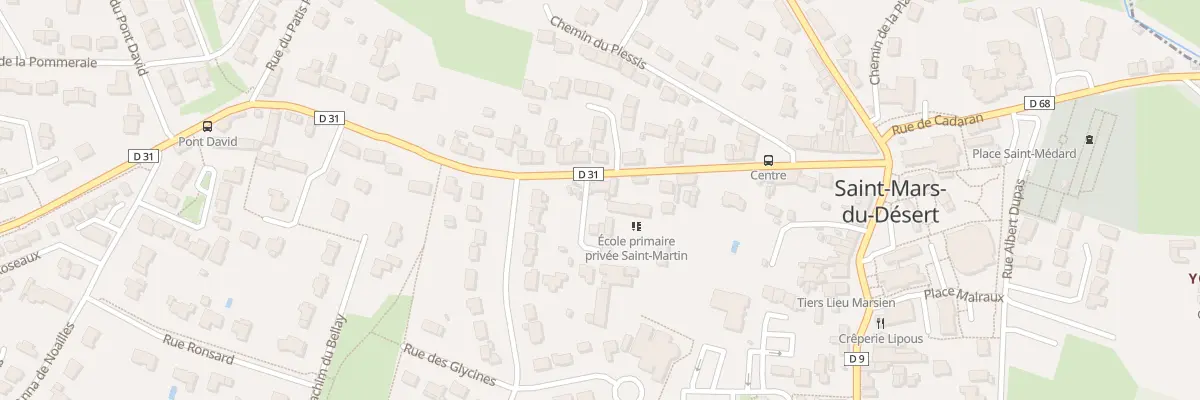 Plan du 20 Rue Julienne David à Saint-Mars-du-Désert