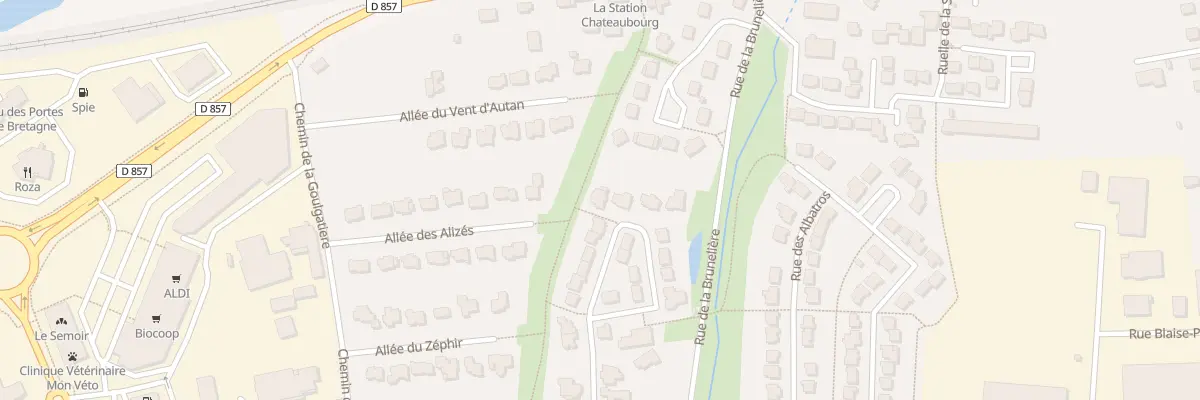 Plan du 21 Rue des Sternes à Châteaubourg