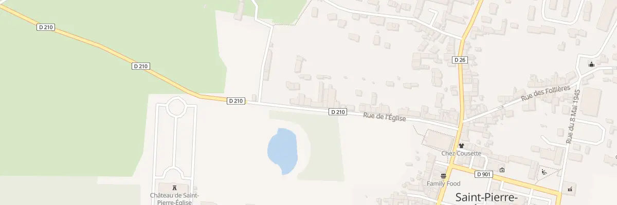 Plan du 50 Rue de l’Eglise à Saint-Pierre-Église