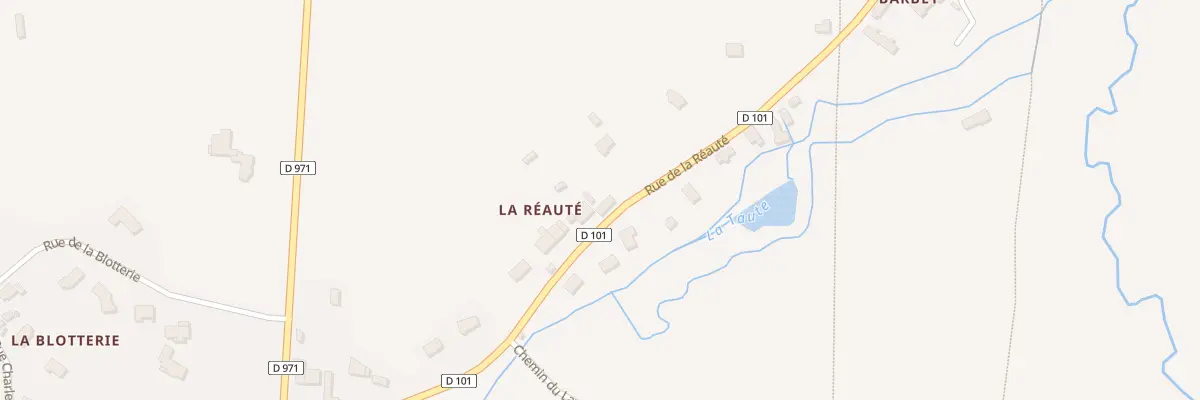 Plan du 14 Rue de la Reaute Vaudrimesnil à Saint-Sauveur-Villages