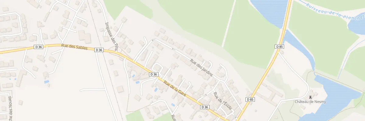Plan du 17 Rue des jardins à Nesmy