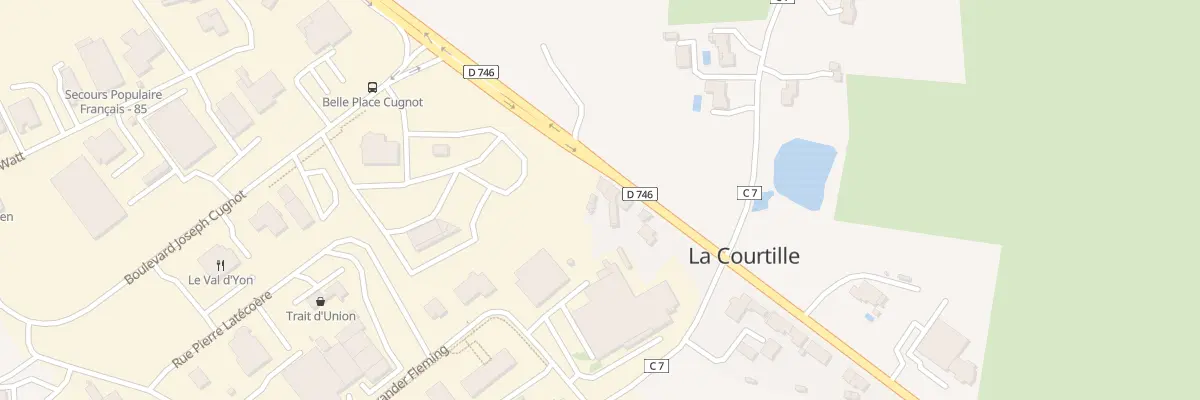Plan du 36 Rte de Saint Florent à La Roche-sur-Yon