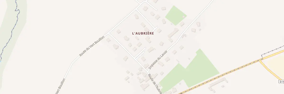 Plan du 28 L’Aubriere à Cambernon