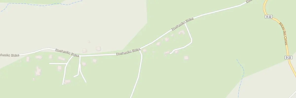 Plan du 1578 Etxehasiko Bidea à Jatxou
