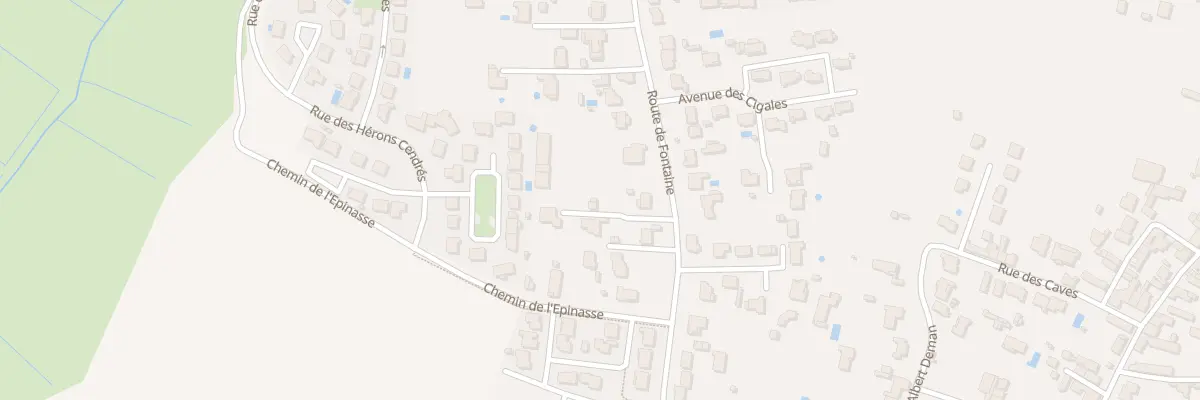 Plan du 7 Rte de Fontaine à Angles