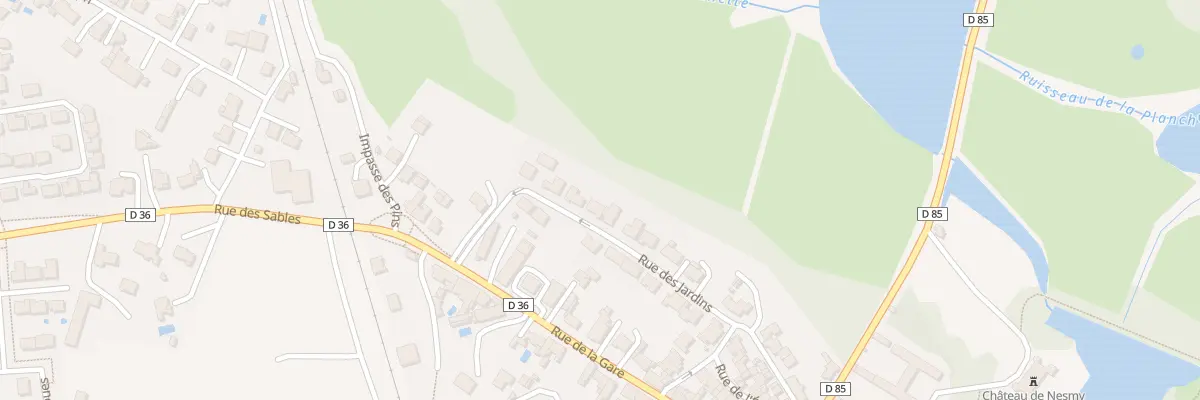 Plan du 28 Rue des jardins à Nesmy