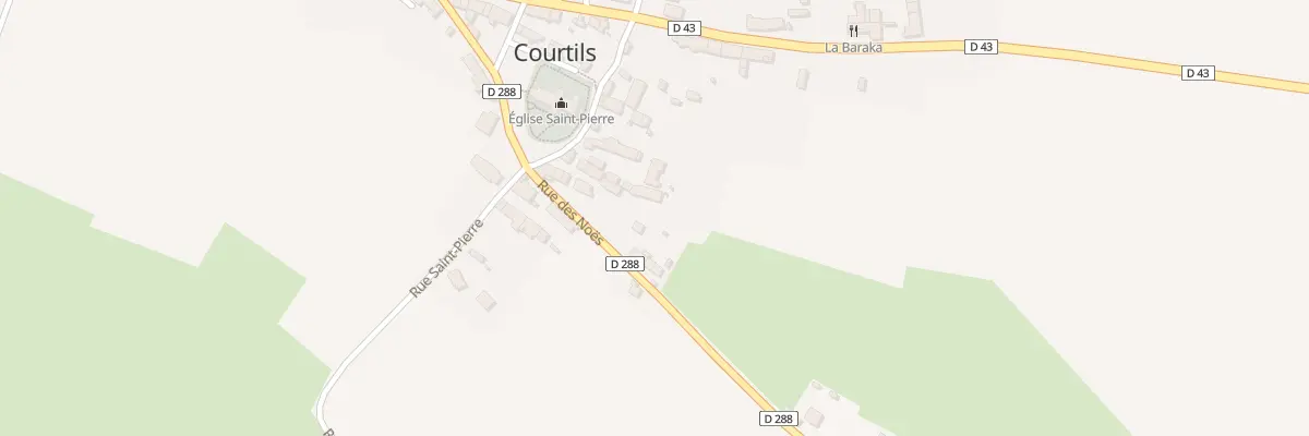 Plan du 17 Rue St Pierre à Courtils