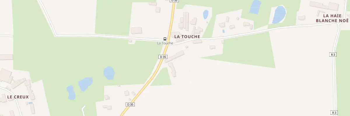 Plan du 29 La Touche à Louisfert