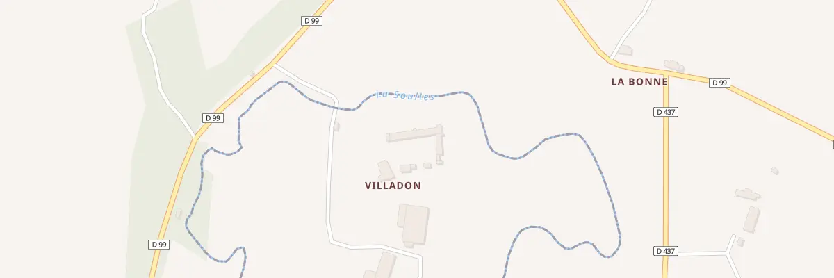 Plan du 5032 Villodon à Nicorps