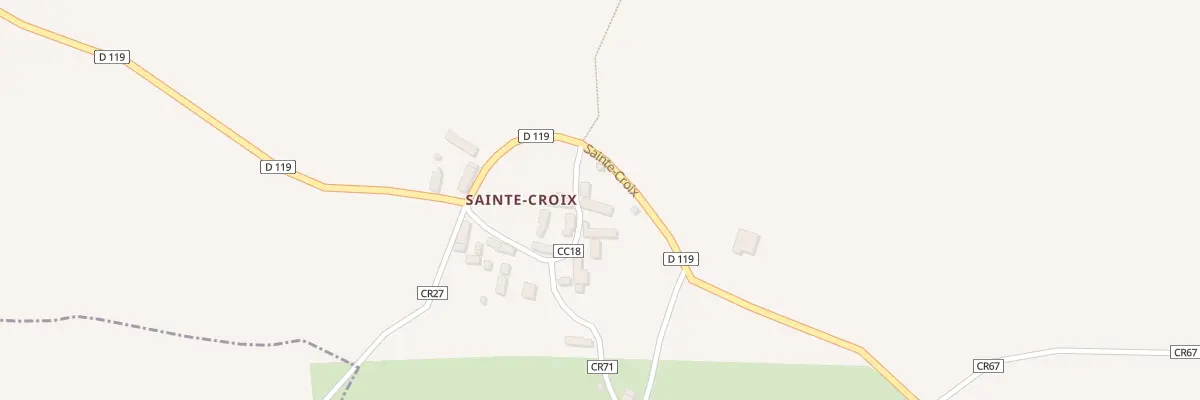 Plan du 20 Sainte Croix à Teurthéville-Bocage