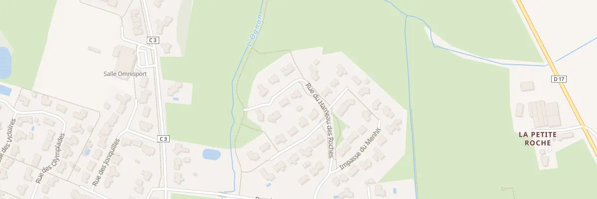 Plan du 7 Rue du hameau des roches à Montréverd