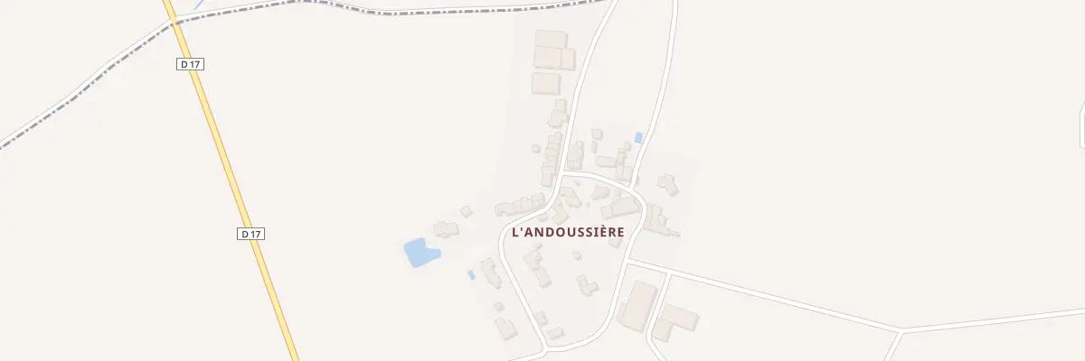 Plan du 333 L’Andoussière à Montréverd