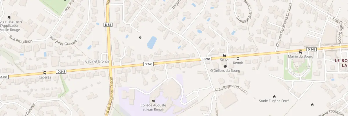 Plan du 37B Rue du général guérin à La Roche-sur-Yon