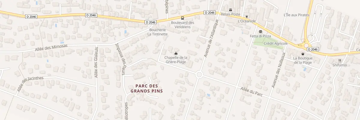 Plan du 9 Av Georges Clemenceau à La Tranche-sur-Mer