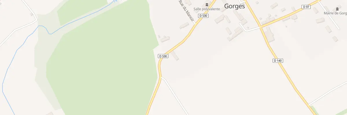 Plan du 3 Rue du Manoir à Gorges
