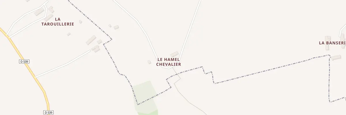 Plan du 3 Le Hamel Chevalier - Trelly à Quettreville-sur-Sienne