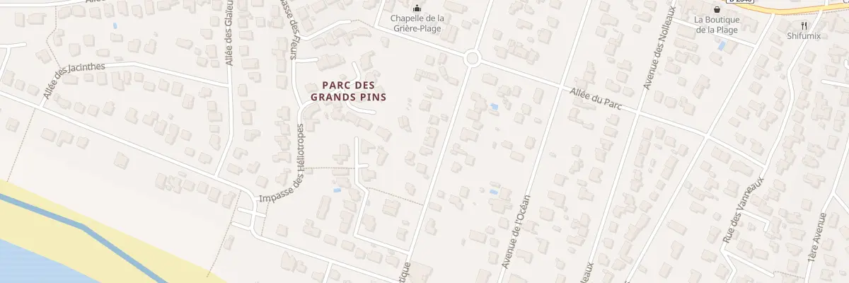 Plan du 40 Av de l’Atlantique à La Tranche-sur-Mer