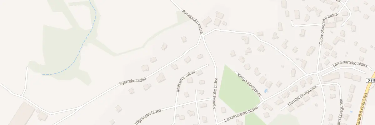 Plan du 67 Agerreko bidea à Itxassou