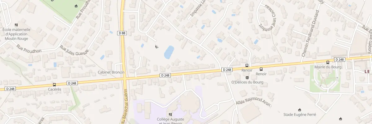 Plan du 37 Rue du général guérin à La Roche-sur-Yon