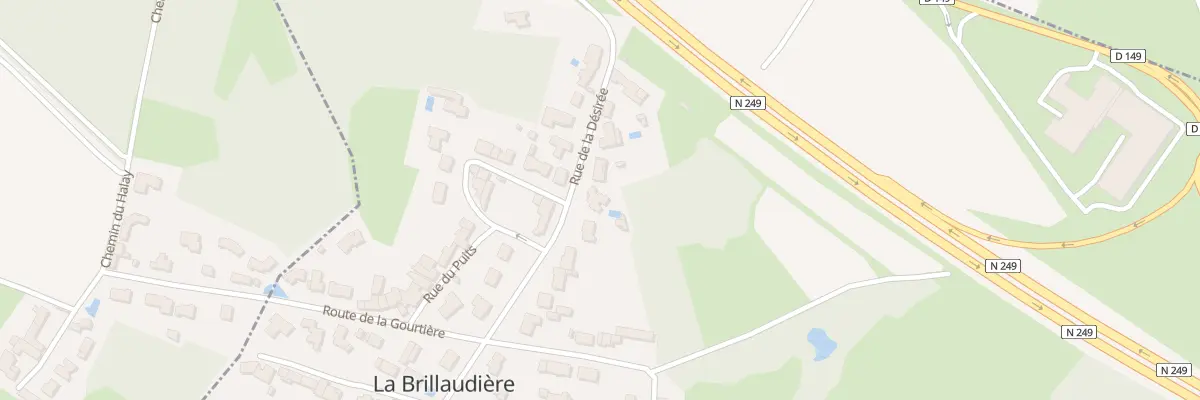 Plan du 24 Rue de la Désirée à La Haie-Fouassière