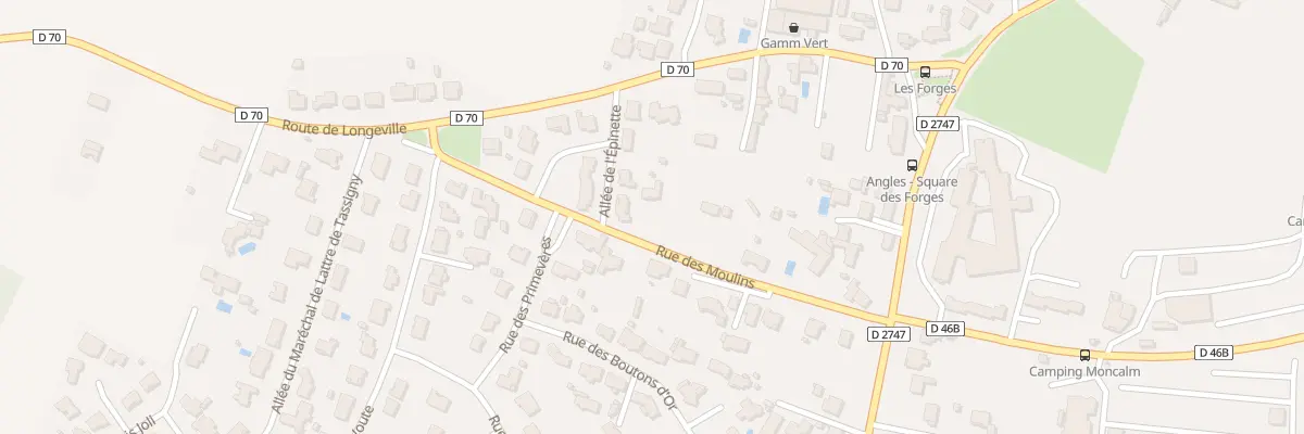 Plan du 6 Rue des moulins à Angles