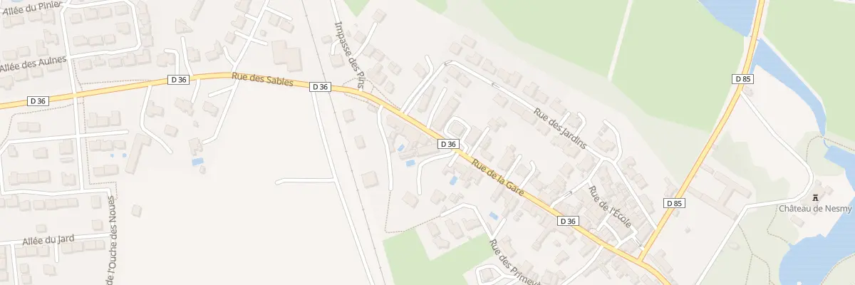 Plan du 39 Rue de la gare à Nesmy