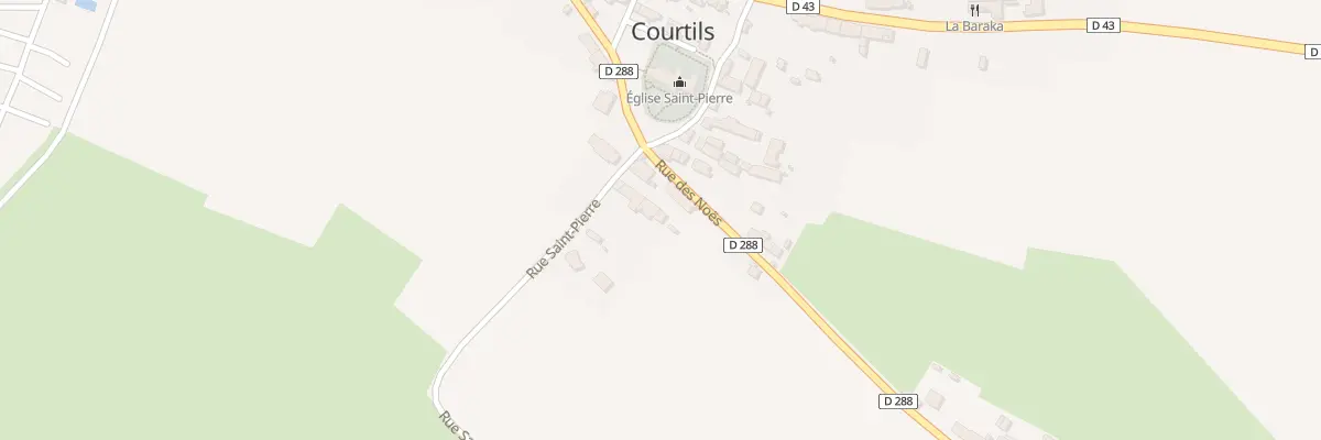 Plan du 27 Rue St Pierre à Courtils