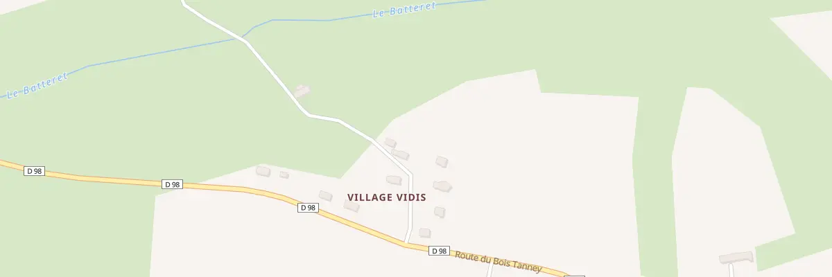 Plan du 6427 Le Village Vidis à Cérences