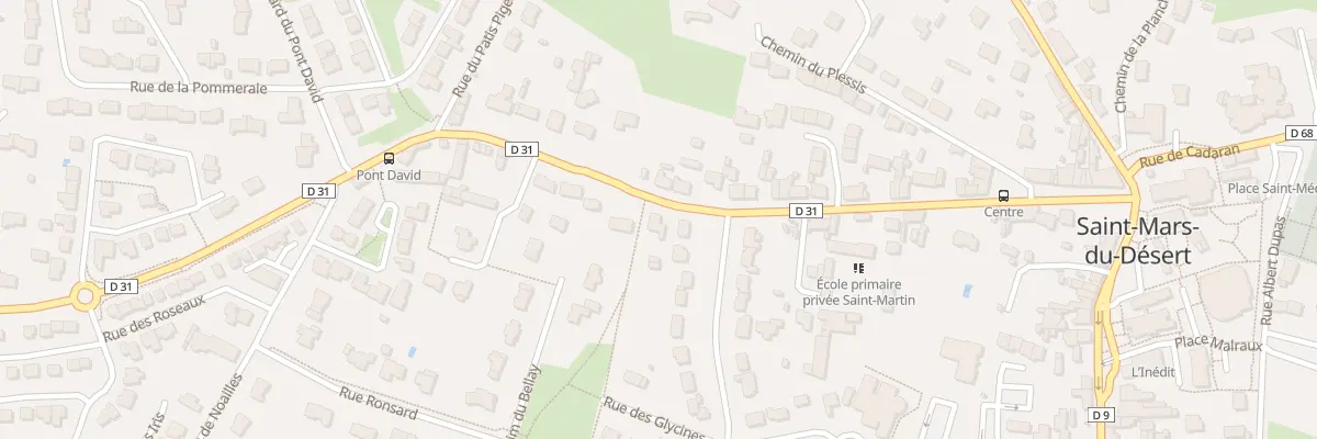 Plan du 20T Rue Julienne David à Saint-Mars-du-Désert