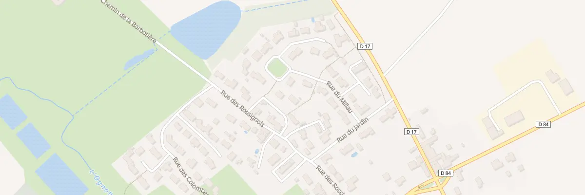 Plan du 13 Rue du millau à Montréverd