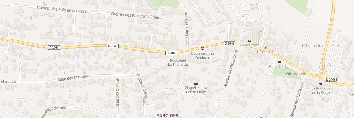 Plan du 64B All des Mimosas à La Tranche-sur-Mer