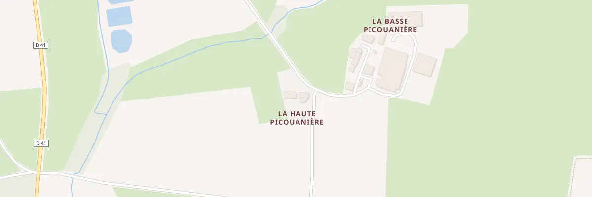 Plan du 5209 La Haute Picouanniere à Fercé