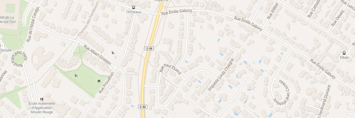 Plan du 26 Rue george sand à La Roche-sur-Yon
