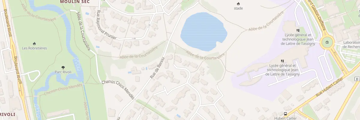 Plan du 12 Imp Léon Brochoire à La Roche-sur-Yon
