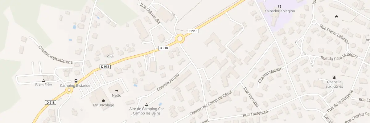 Plan du 2 Che d’Arroka à Cambo-les-Bains