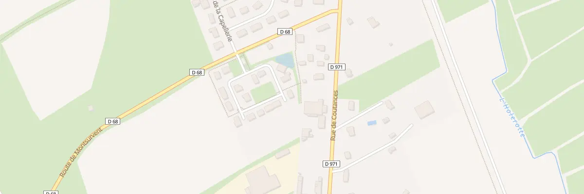 Plan du 5 All du Village Enchanté à Périers